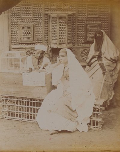 Egyptian Street Scene, 1893 by English Photographer